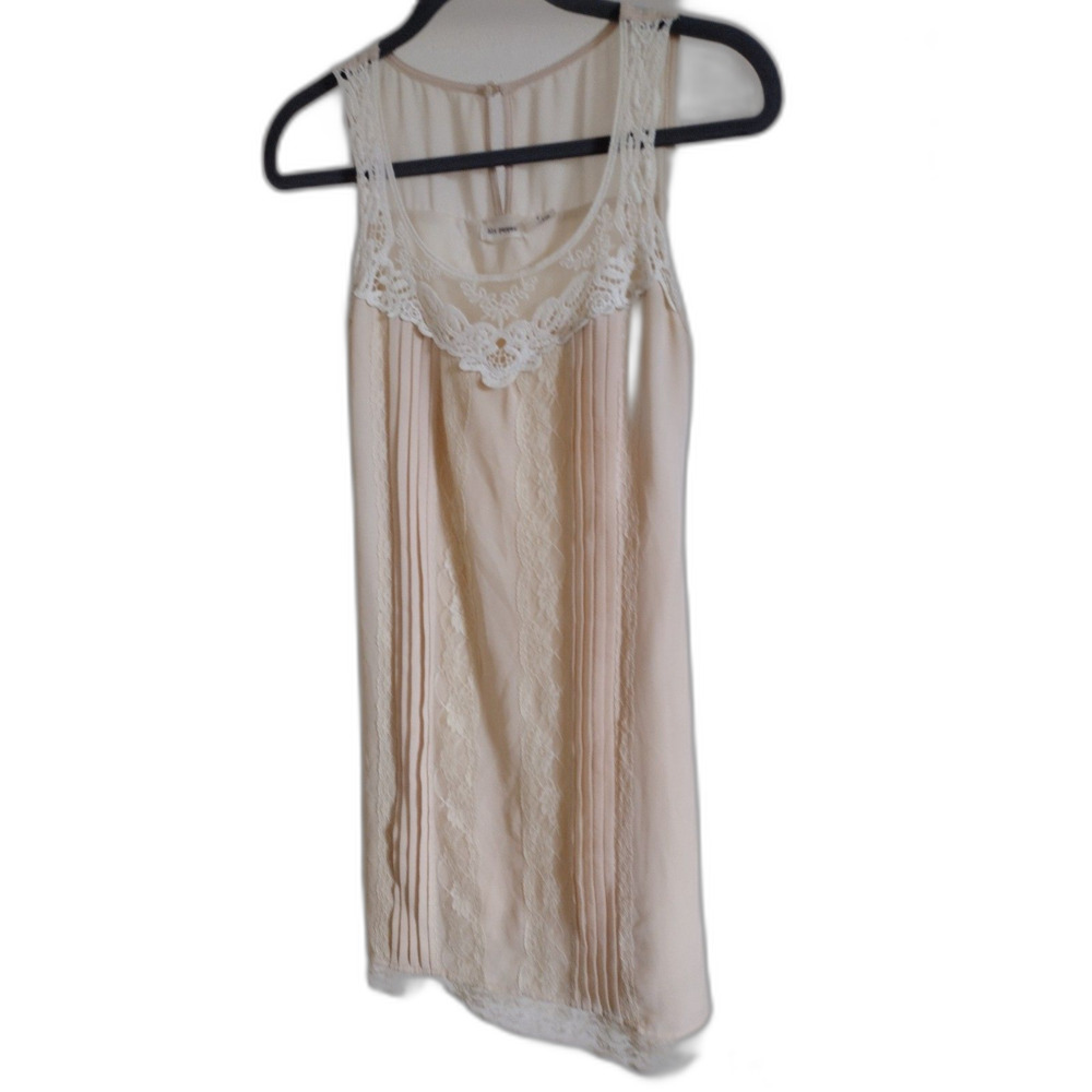 Blu Pepper Cream Lacy Nightgown Sz Medium